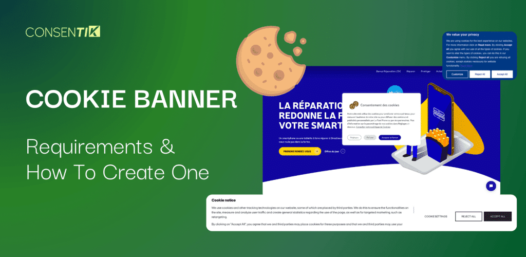 how to create a cookie banner