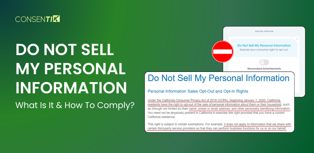 do not sell my personal information