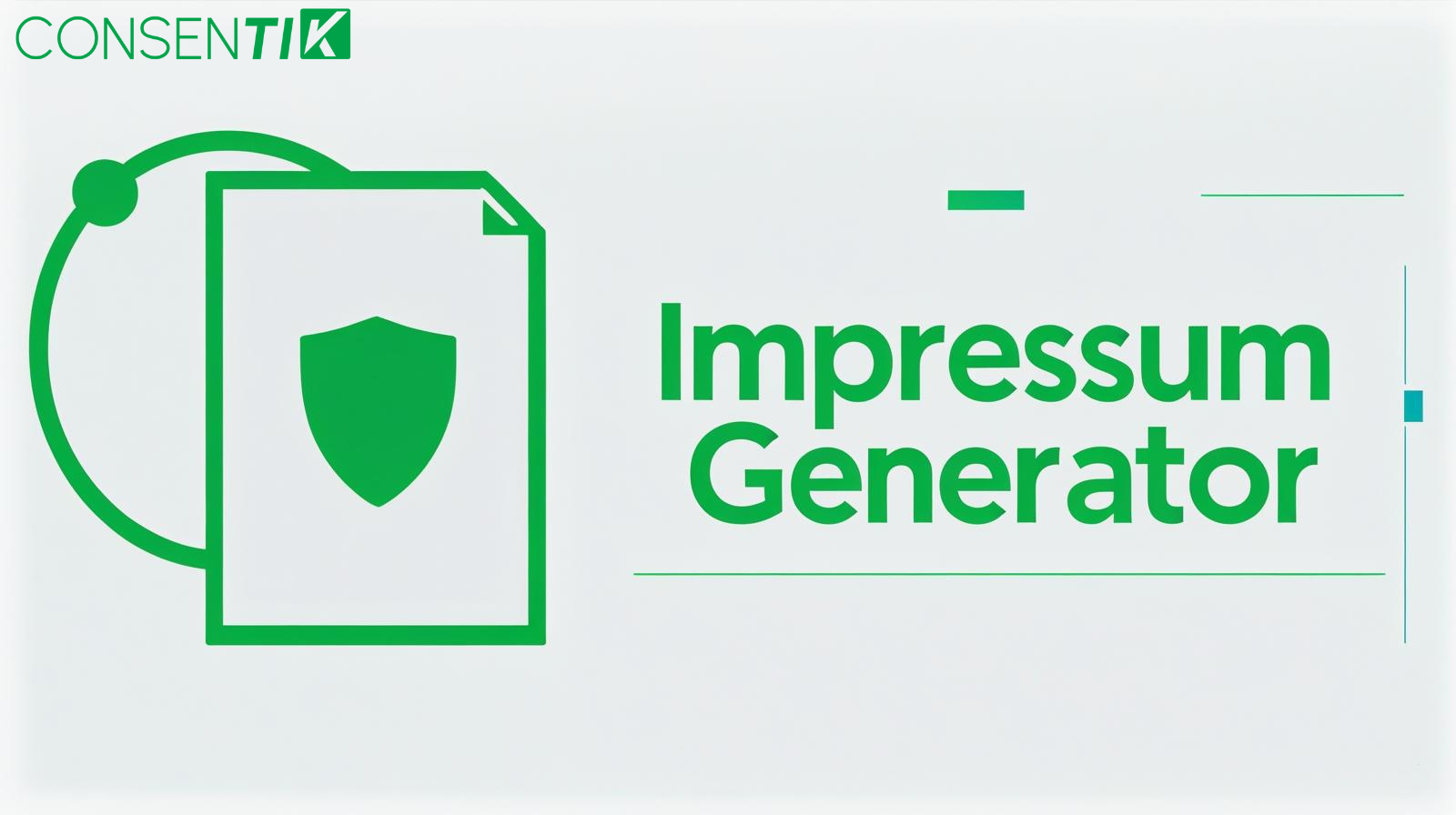 Impressum Generator - Consentik™