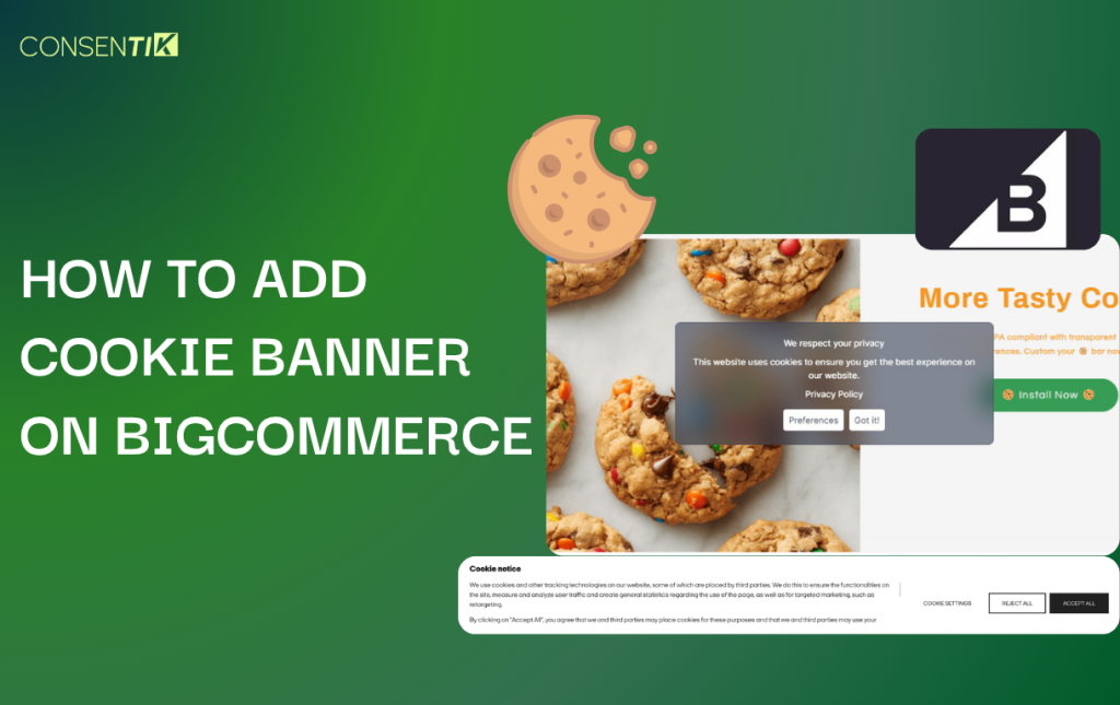How to Add Cookie Banner on BigCommerce Website with Consentik
