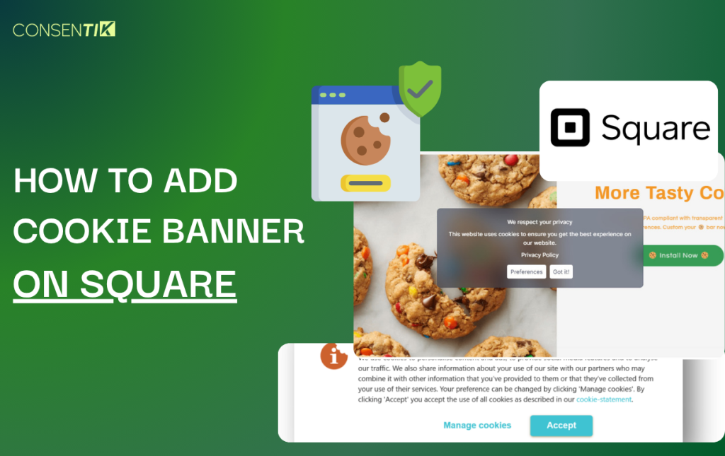 How to Add Cookie Banner on SquareUp