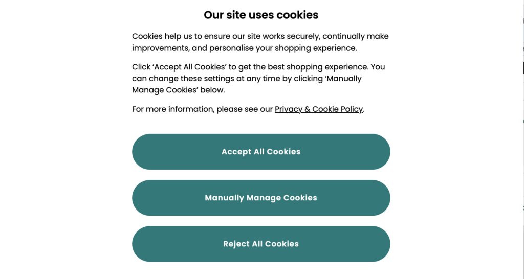 wix cookie example