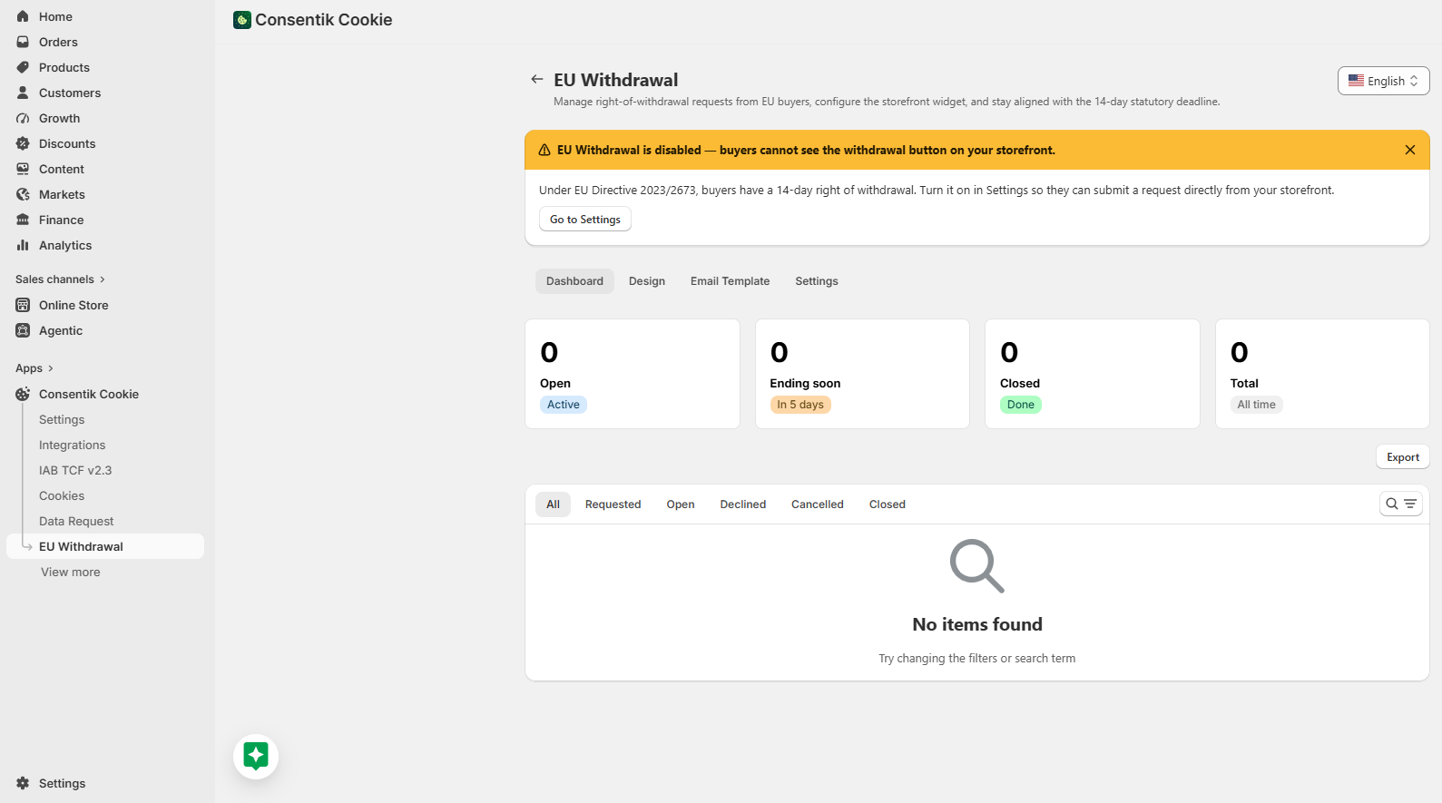 EU Withdrawal - Management Dashboard