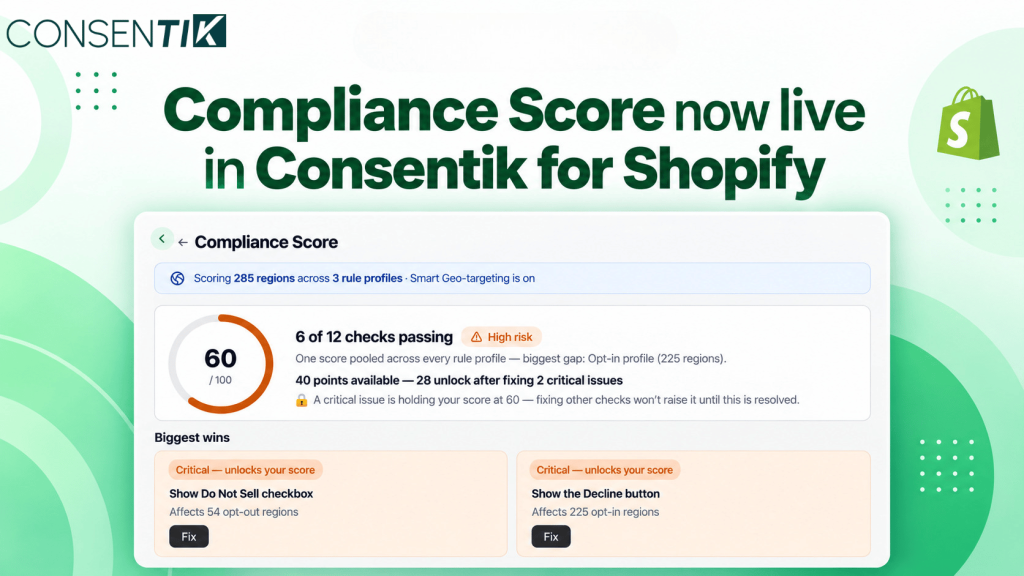 Cookie Compliance Score for Shopify