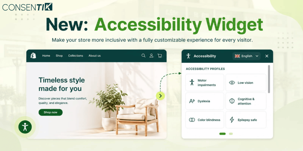 Accessibility (A11y) Widget is now live on storefront